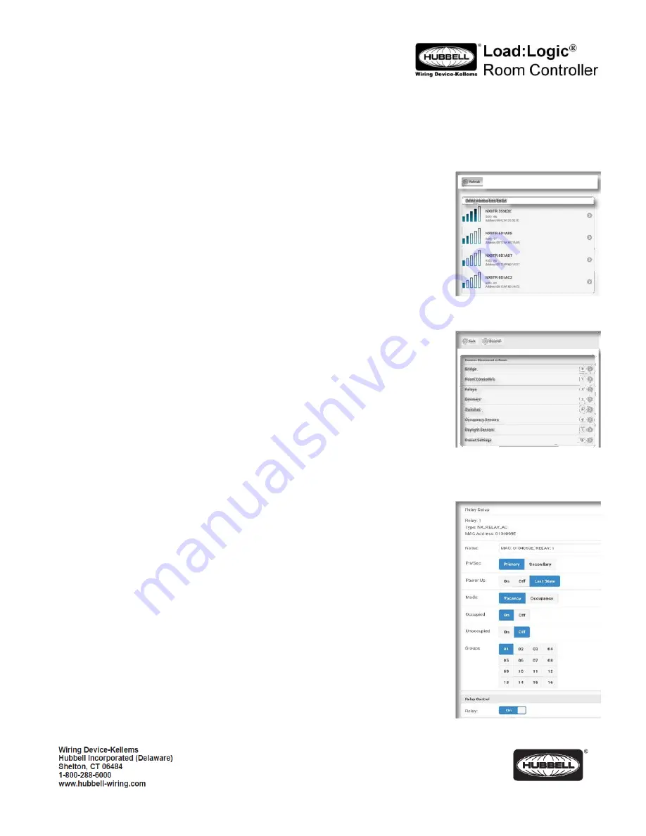 Hubbell Load:Logic Installation Instructions Manual Download Page 2