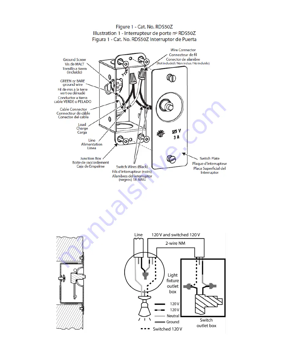 Hubbell RDS50Z Installation Instruction Download Page 2