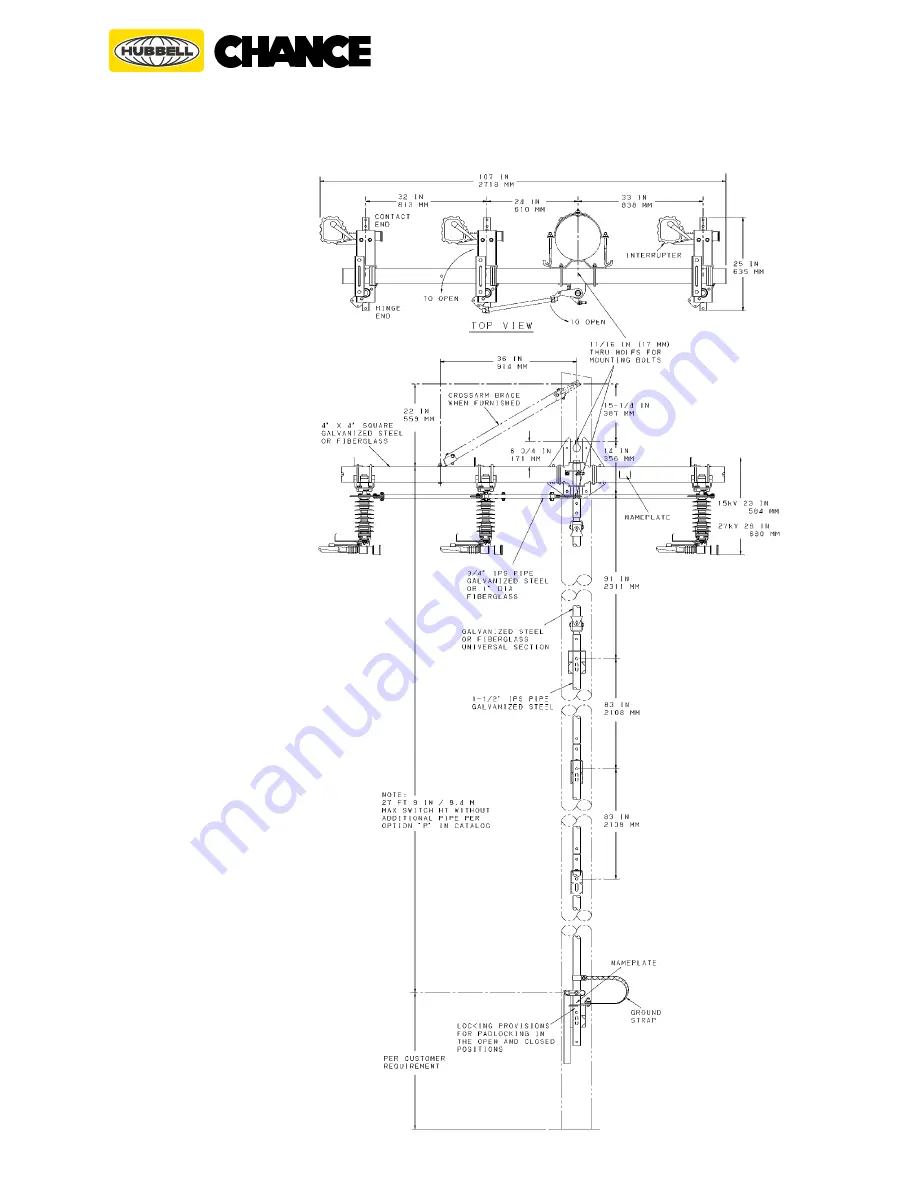 Hubbell Type AR Specification Sheet Download Page 8