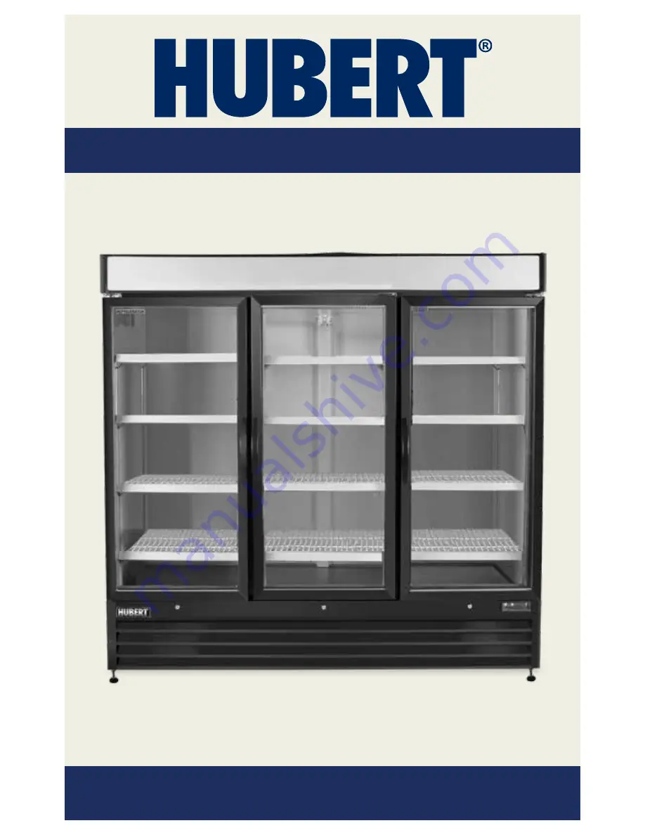 Hubert HUBM-23FB Service, Installation And Operation Manual Download Page 12