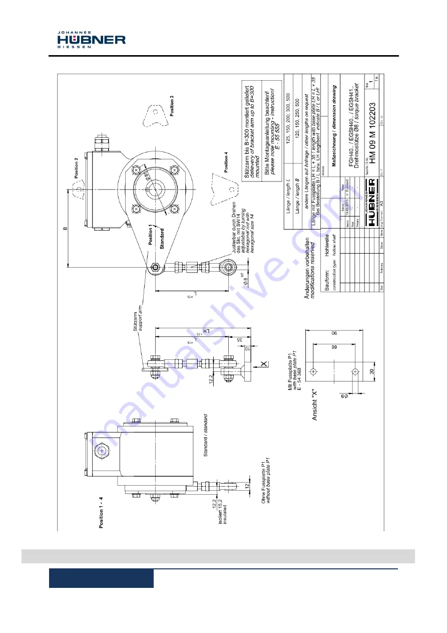 Hubner FGH 40 Series Operating And Assembly Instructions Manual Download Page 28