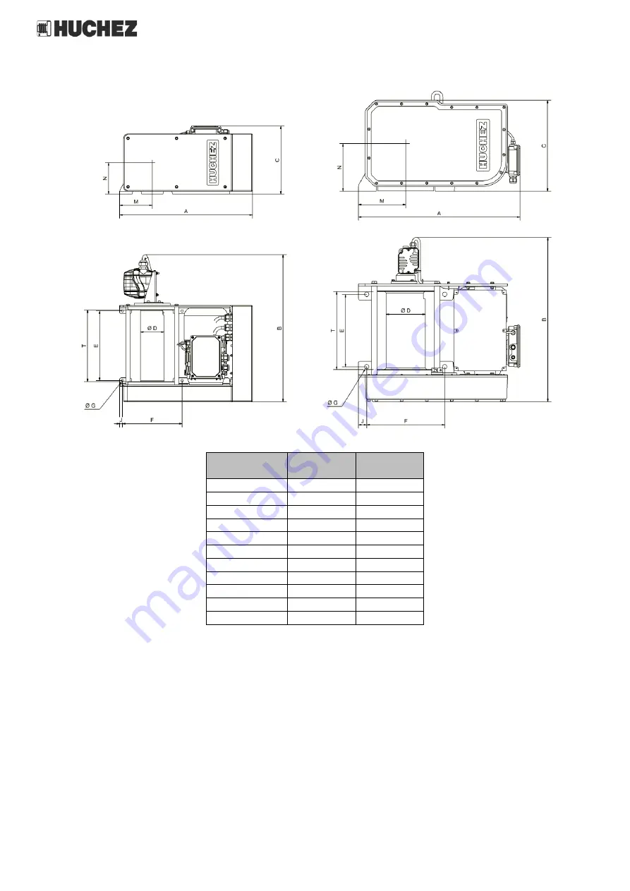 Huchez PRIMO INOX BT 1000 Instruction Manual Download Page 6