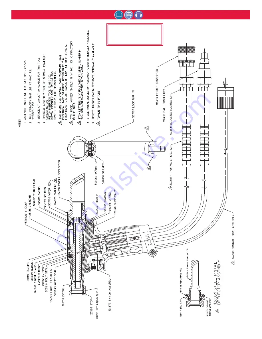 Huck 2480 SERIES Instruction Manual Download Page 30