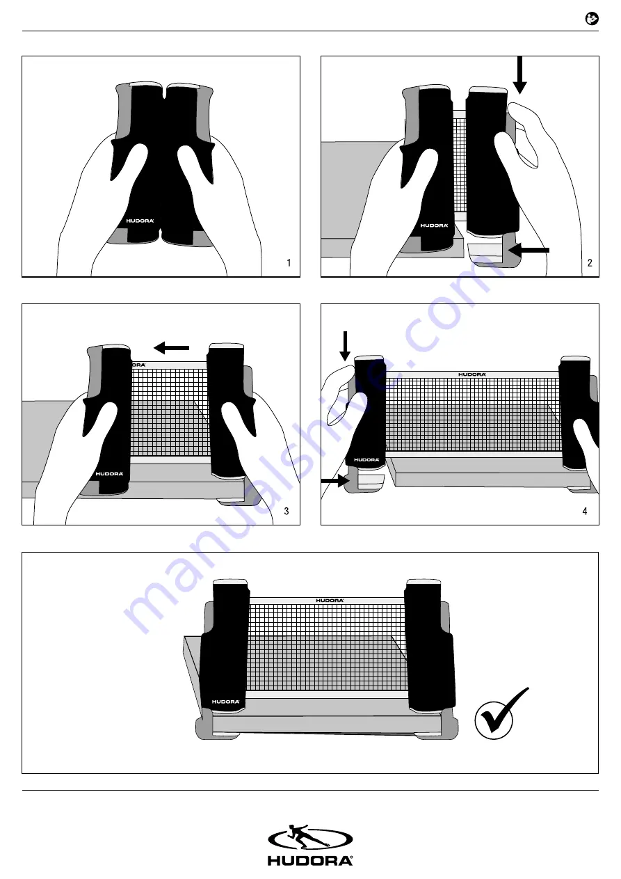 Hudora 76243 Instructions On Assembly And Use Download Page 2