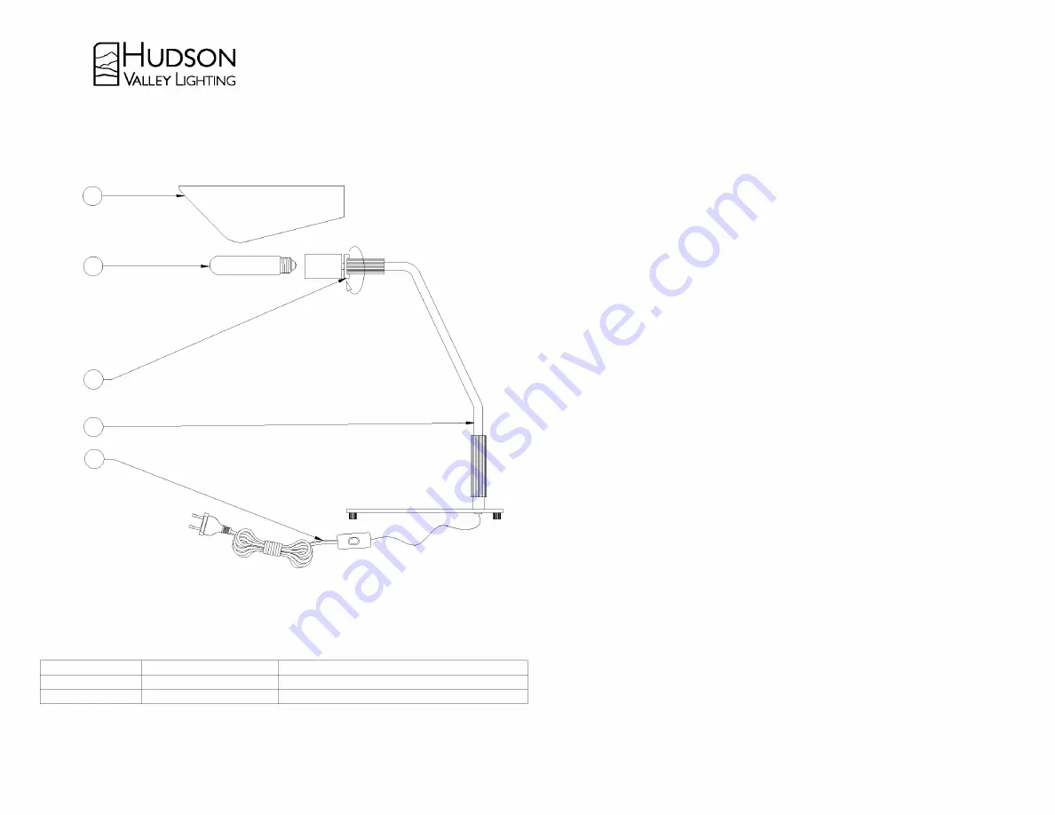 HUDSON VALLEY LIGHTING SHD-L3730 Скачать руководство пользователя страница 2