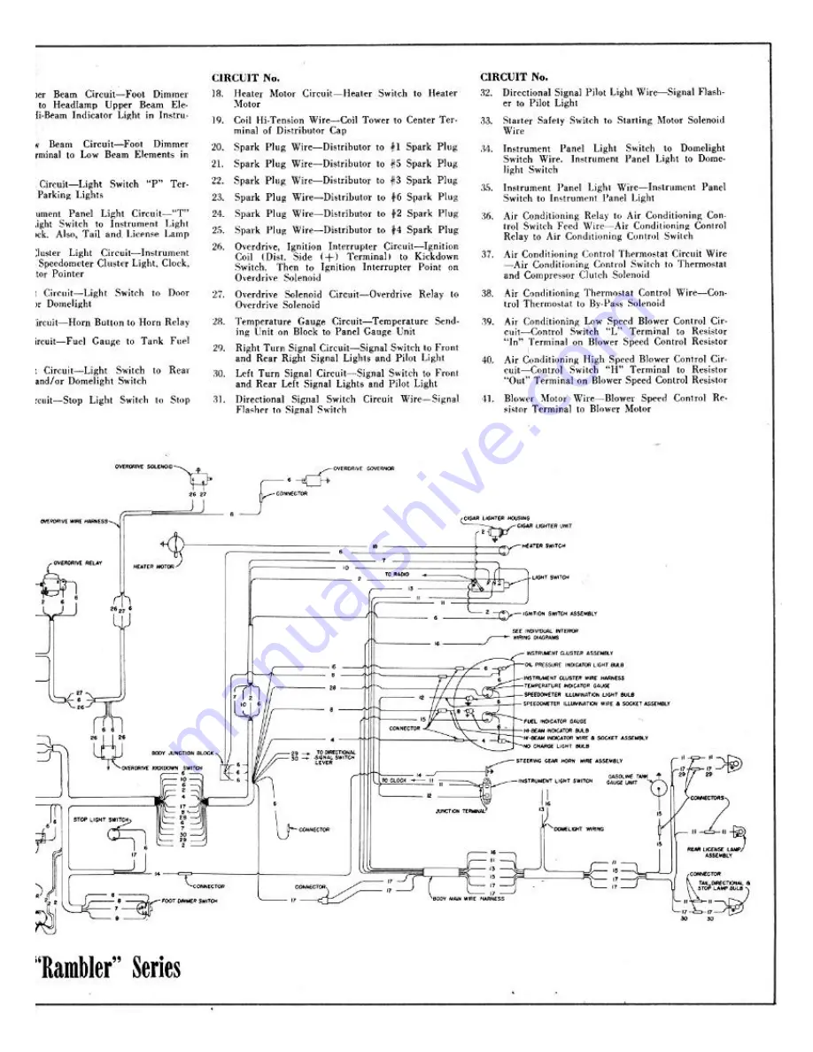 Hudson 1955 Rambler Technical & Service Manual Download Page 96