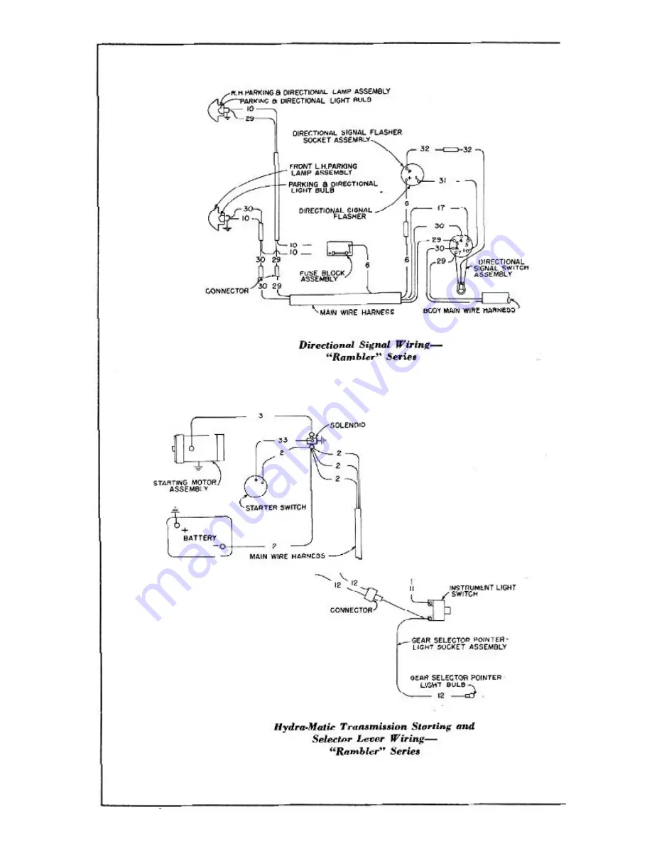 Hudson 1955 Rambler Technical & Service Manual Download Page 98