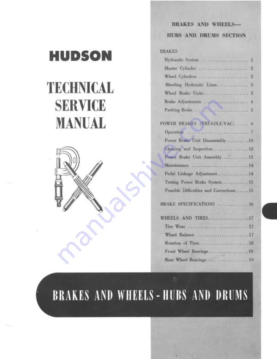 Hudson 1955 Rambler Technical & Service Manual Download Page 179