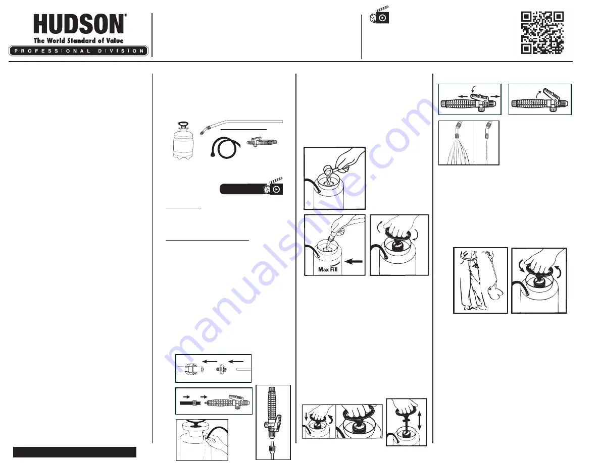 Hudson Bleach Solutions 90011 Instructions Download Page 2