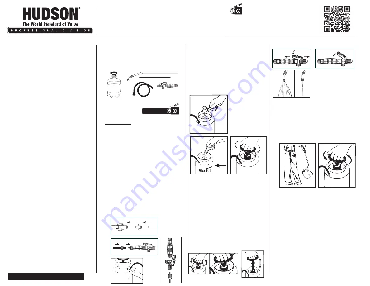 Hudson Bleach Solutions 90011 Instructions Download Page 3