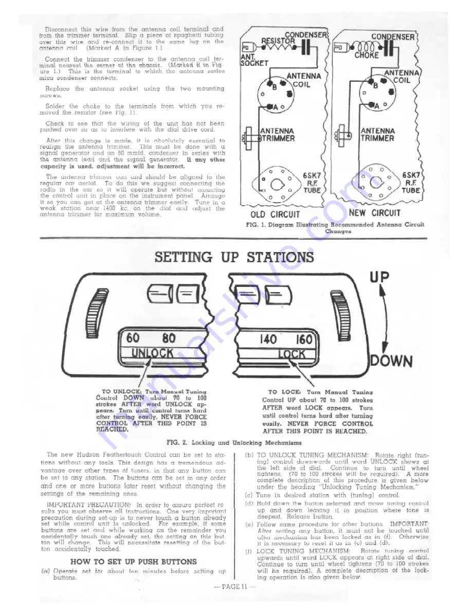 Hudson DB-40 Service Manual Download Page 11