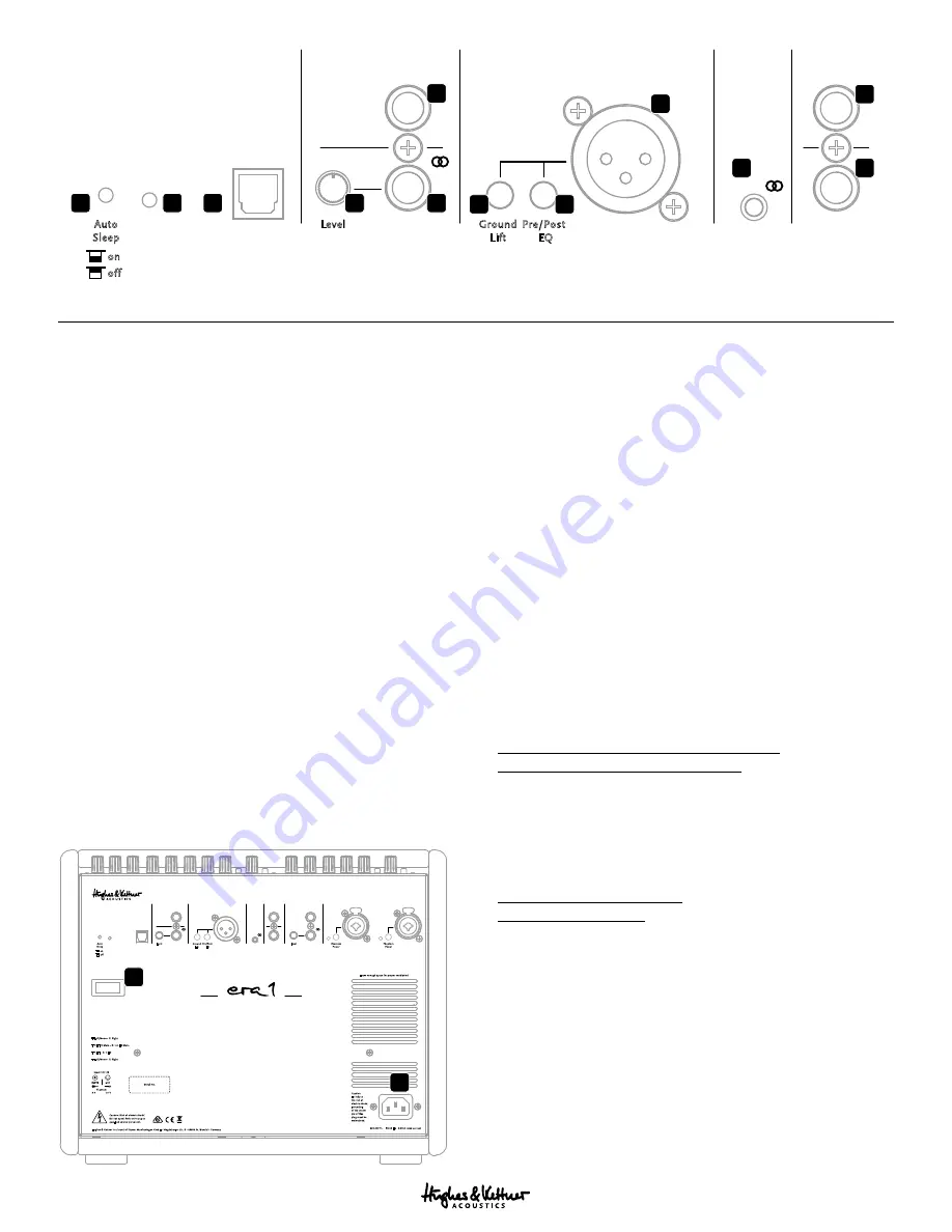 Hughes & Kettner Acoustics era 1 Скачать руководство пользователя страница 22