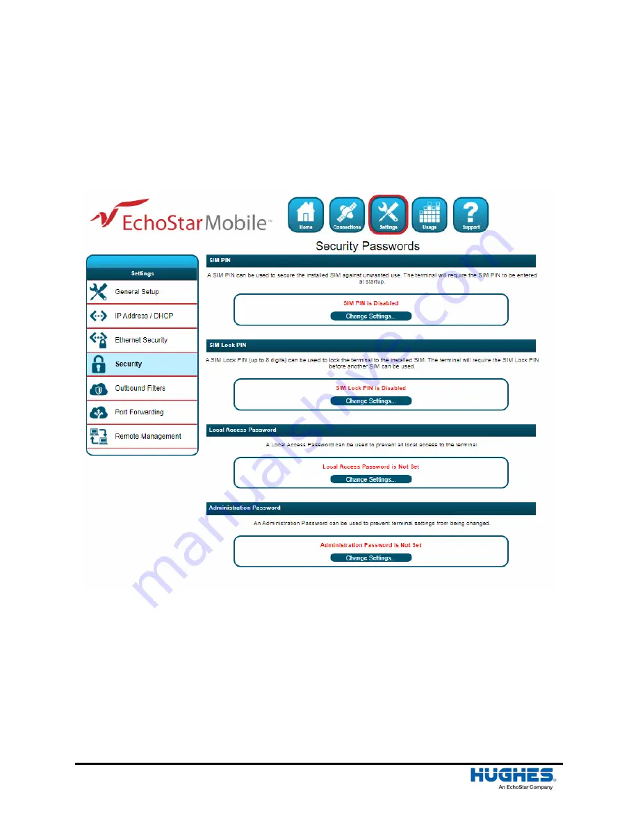 Hughes EchoStar Mobile 4500 User Manual Download Page 22