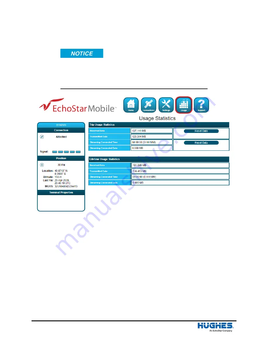 Hughes EchoStar Mobile 4500 User Manual Download Page 28