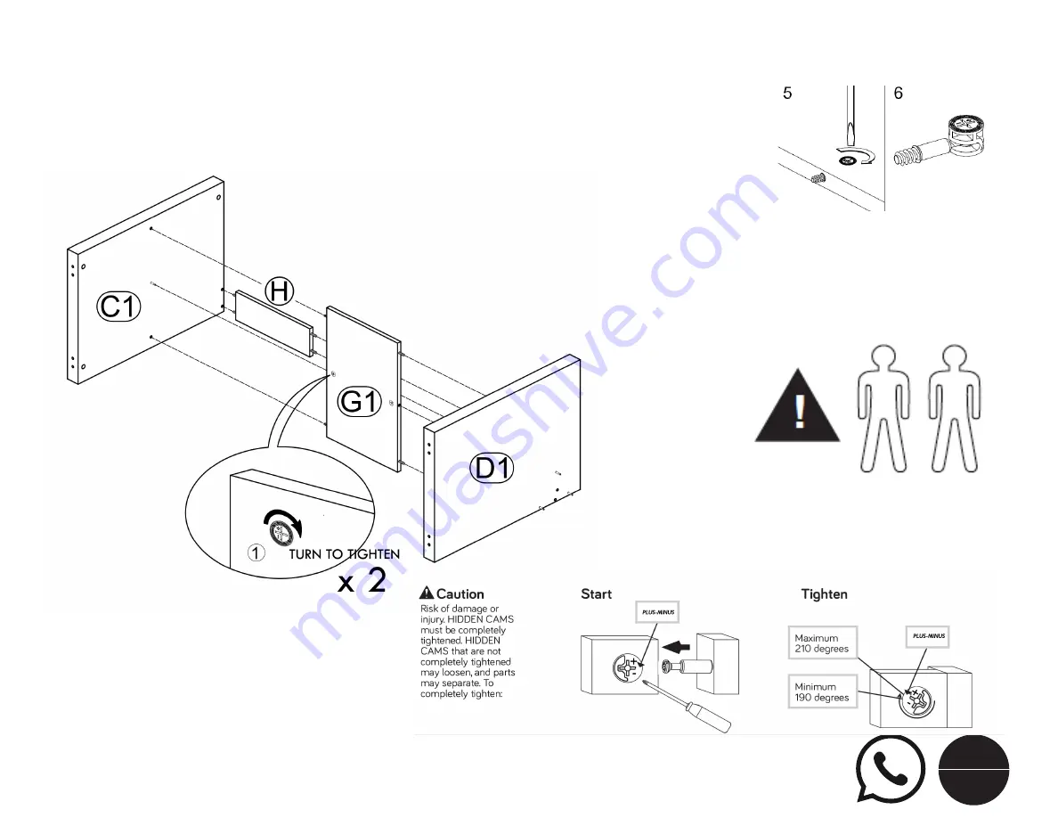 Huisen Furniture BH16-084-599-02-ESPRESSO Скачать руководство пользователя страница 14