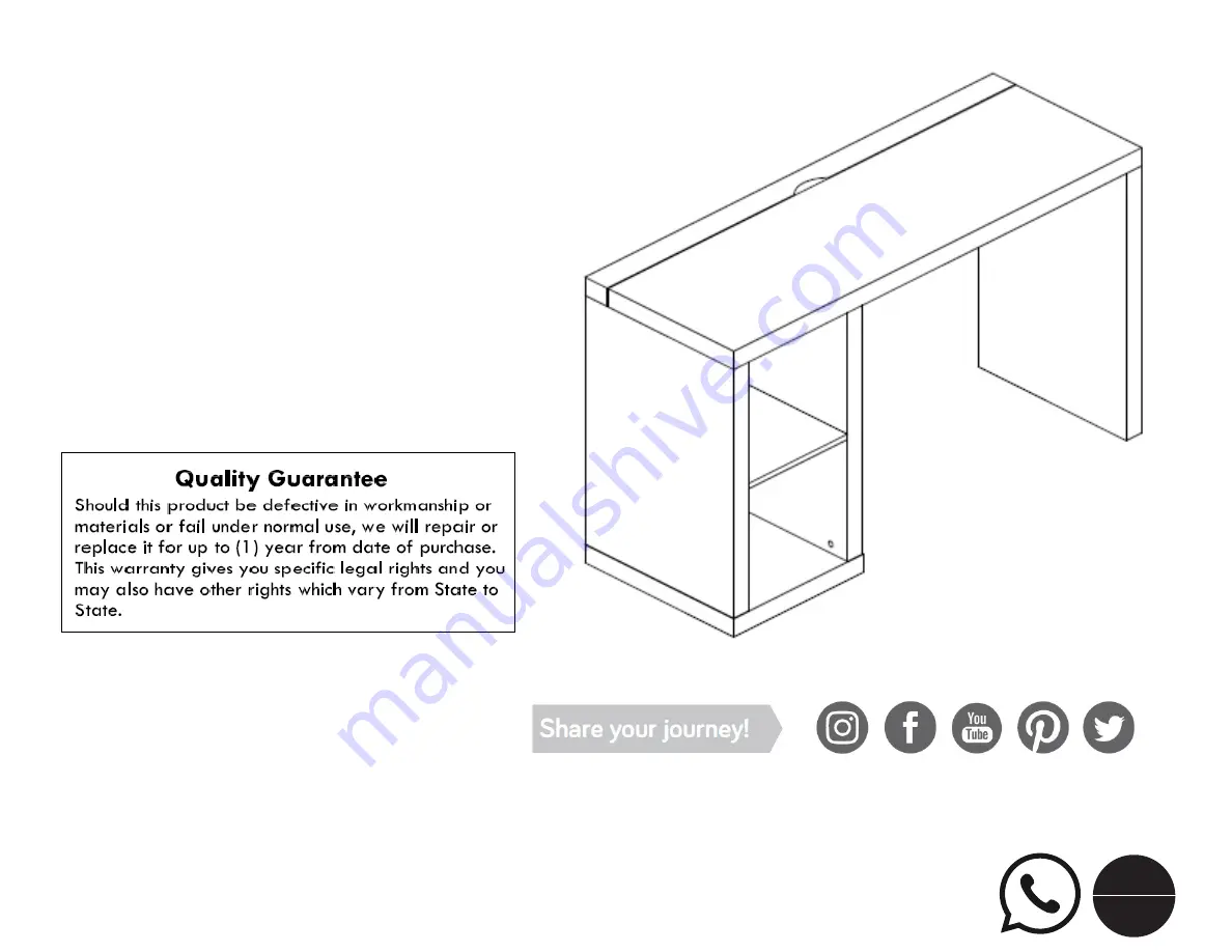 Huisen Furniture BH16-084-599-02-ESPRESSO Manual Download Page 21