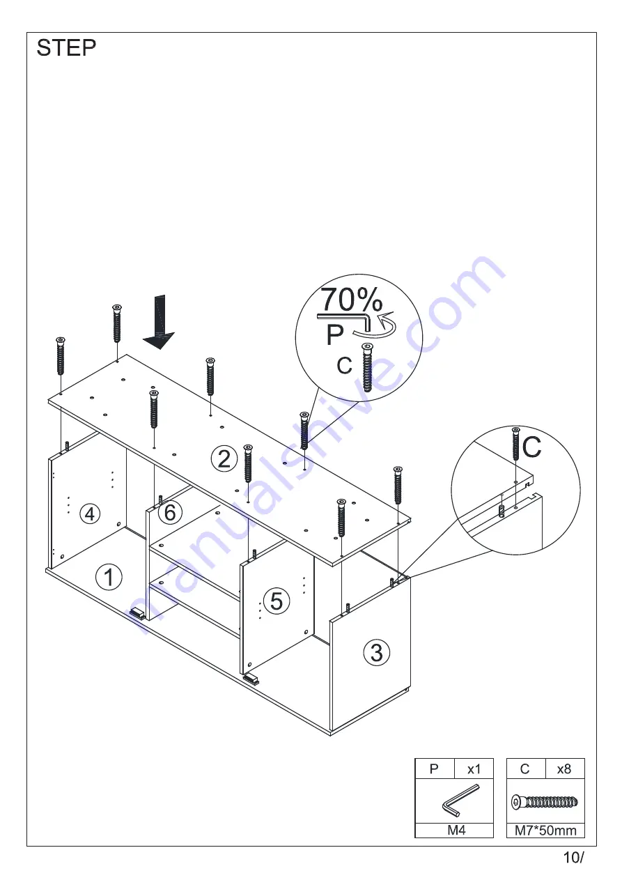 HULALA HOME TVSBSD0454 Скачать руководство пользователя страница 10