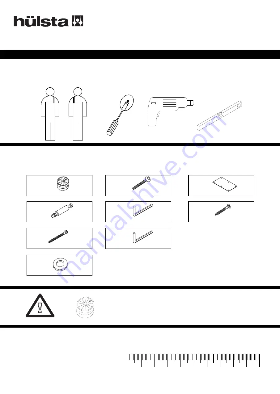 Hülsta Bank D15 Assembly Instruction Manual Download Page 3