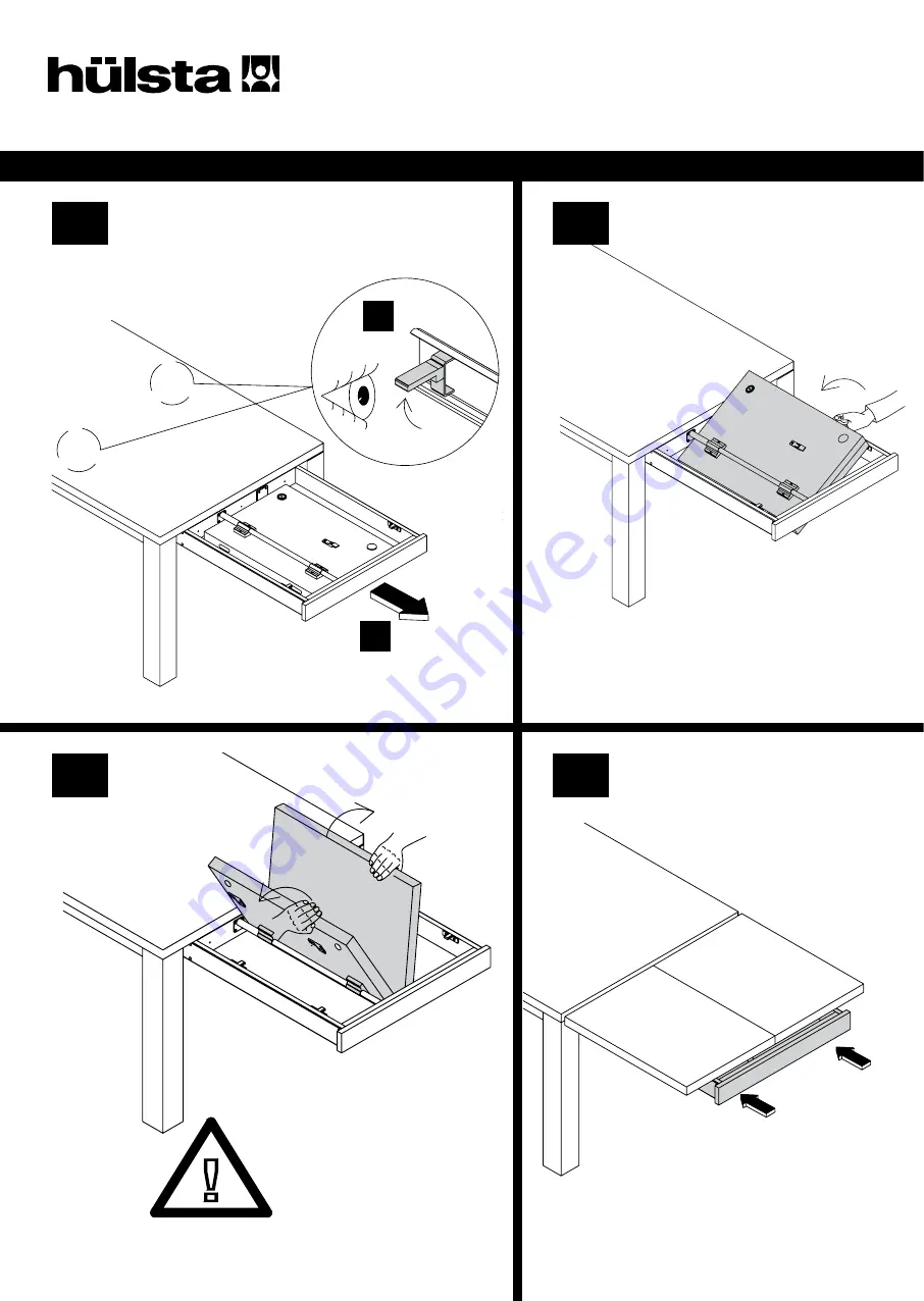 Hülsta DINING TABLE ET 1400 Assembly Instruction Manual Download Page 8