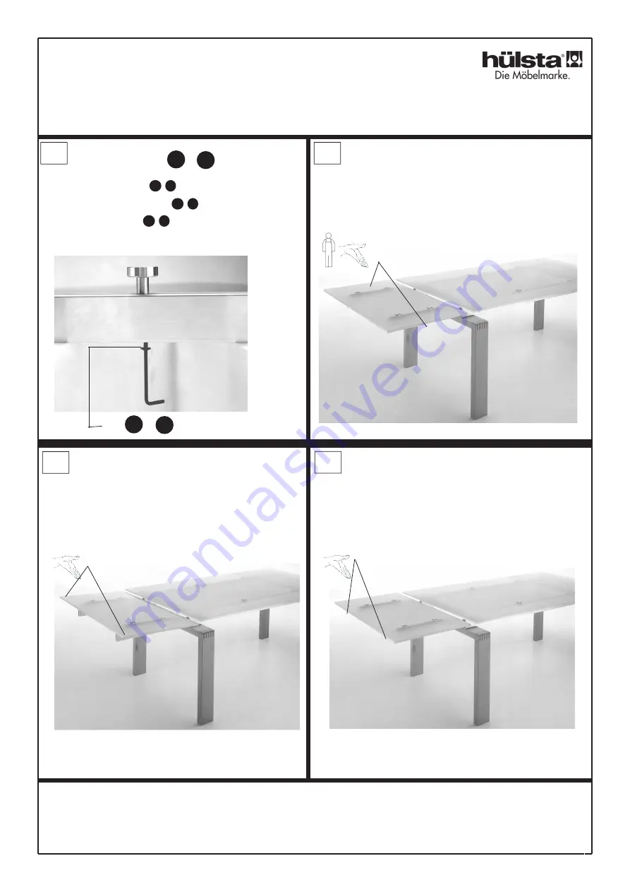 Hülsta Dining Table ET600 Скачать руководство пользователя страница 3