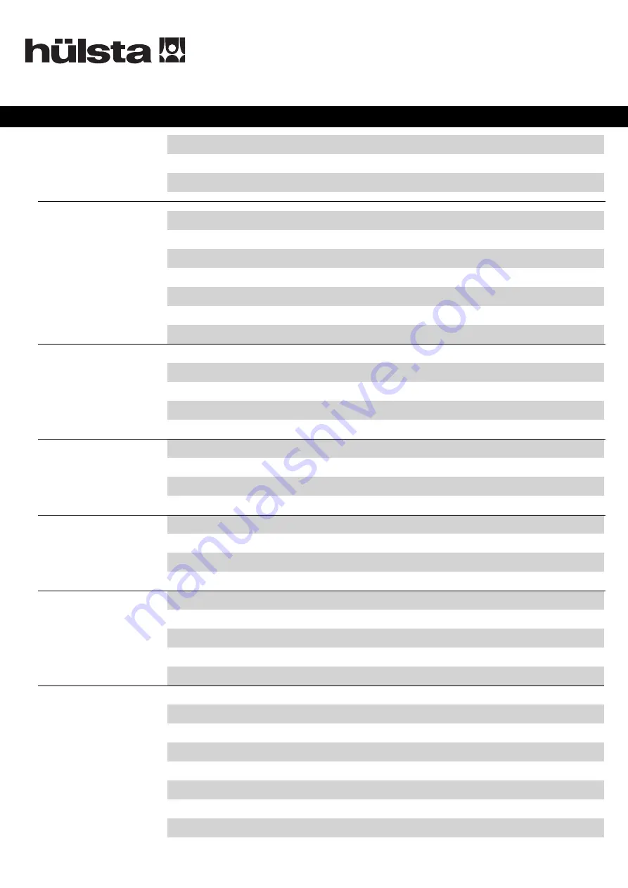 Hülsta METIS plus Assembly Instruction Manual Download Page 3