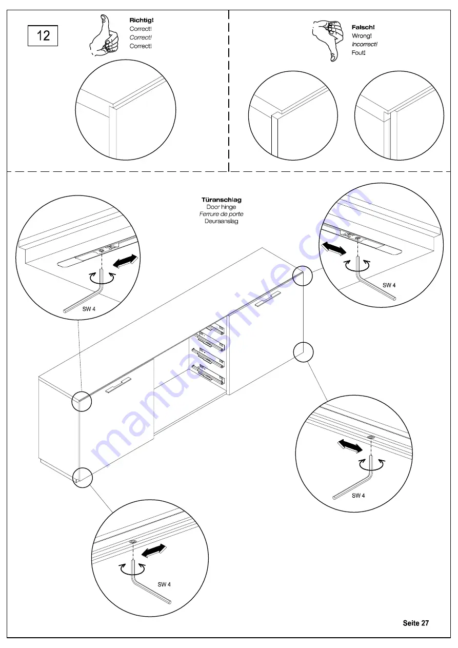 Hülsta SCALIC Assembly Instruction Manual Download Page 27