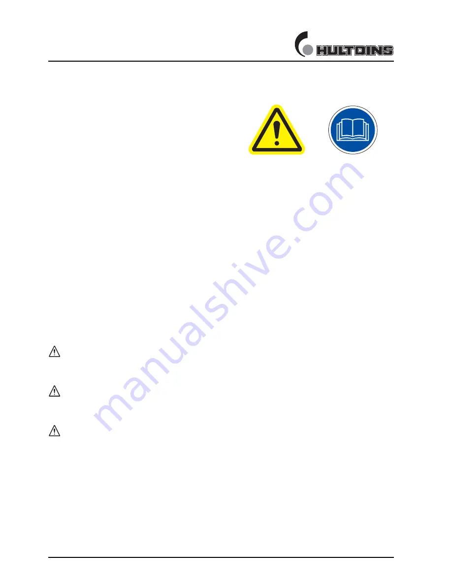 HULTDINS SuperSaw 650S Installation Manual Download Page 4