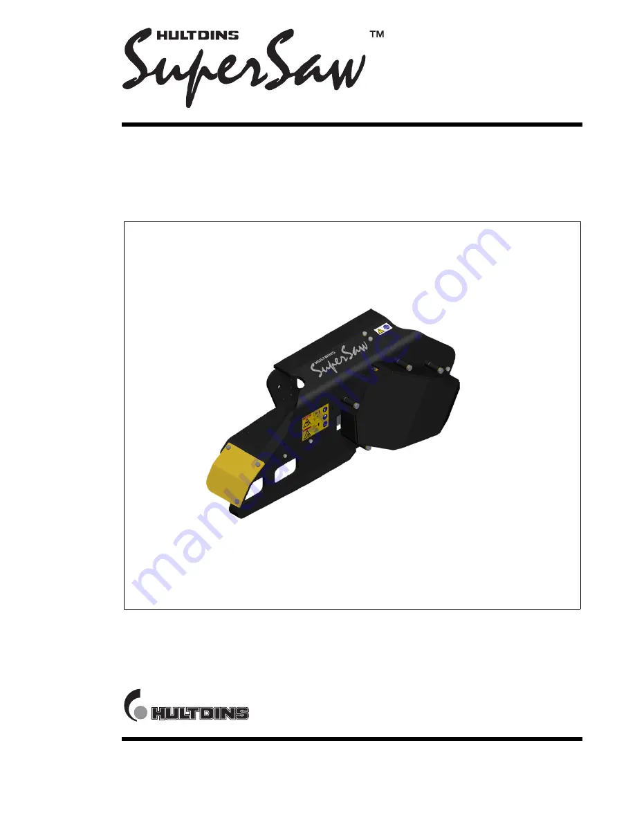 HULTDINS SuperSaw 651S Скачать руководство пользователя страница 1