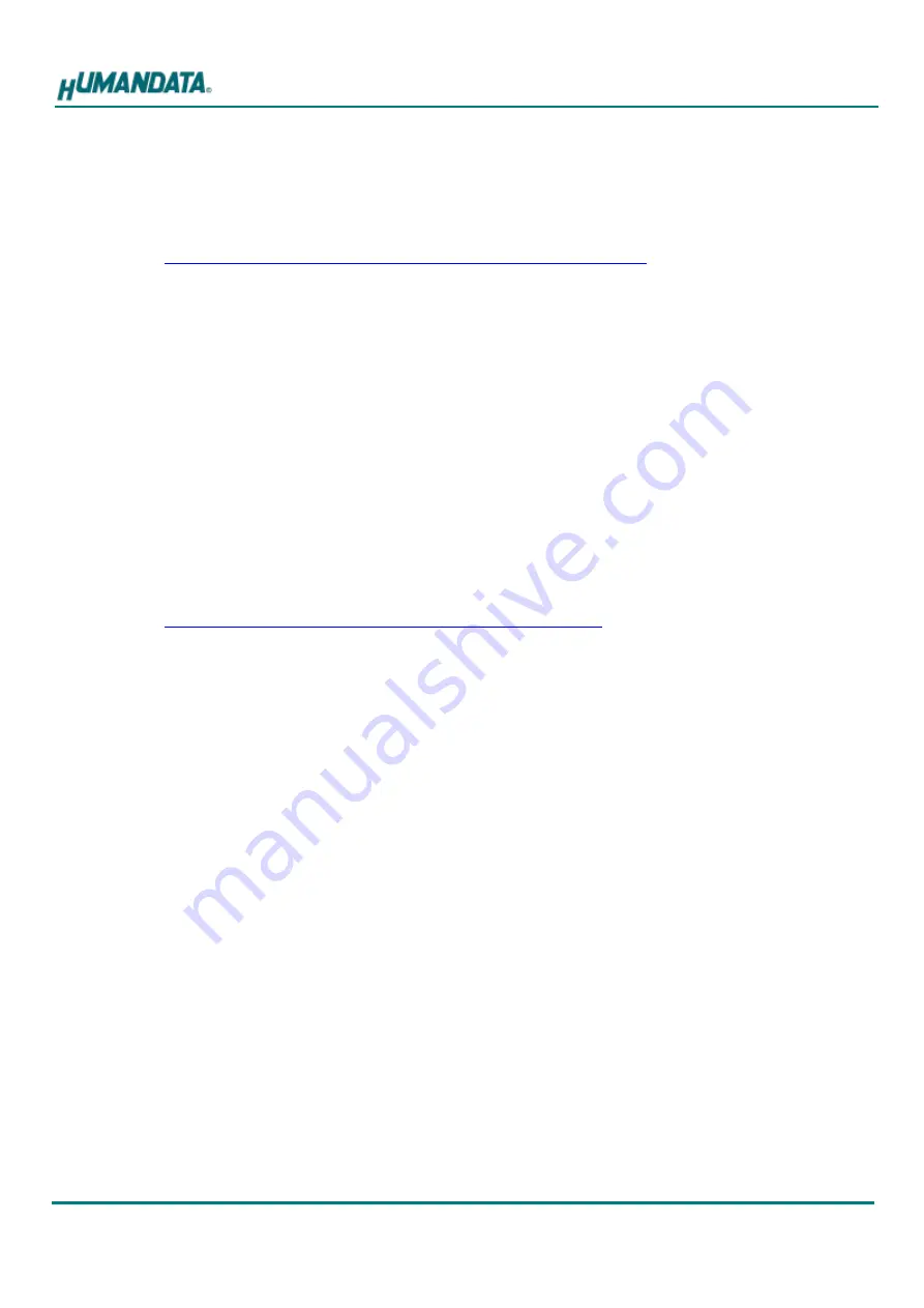 Humandata USB-029H2-RP User Manual Download Page 13