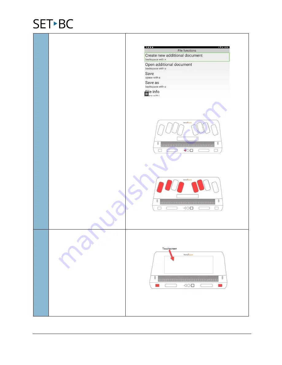 Humanware 0.3 BrailleNote Touch Plus Скачать руководство пользователя страница 5