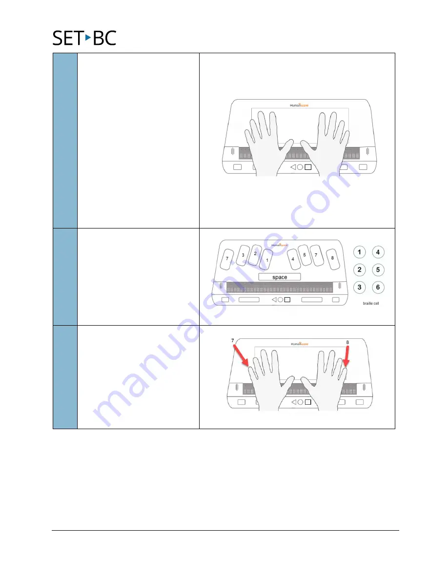 Humanware 0.3 BrailleNote Touch Plus Manual Download Page 6