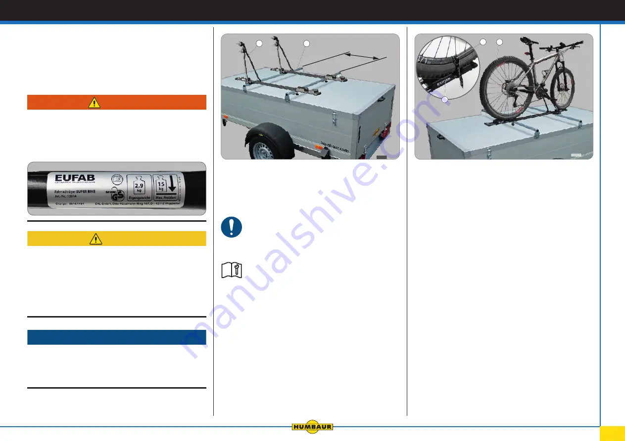 Humbaur HA 500 Series Operating Instructions Manual Download Page 33