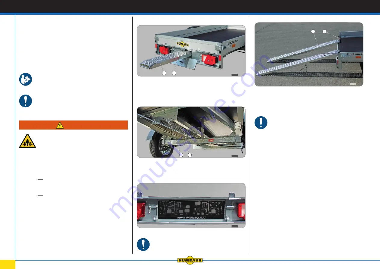 Humbaur HA 500 Series Operating Instructions Manual Download Page 34