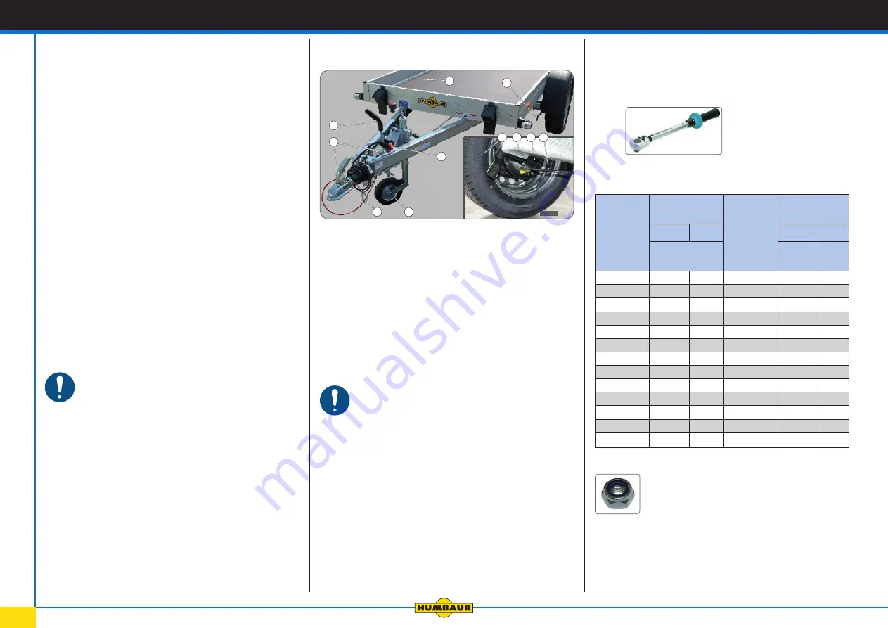 Humbaur HA 500 Series Operating Instructions Manual Download Page 42