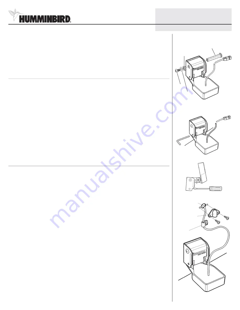 Humminbird High Speed Transducer User Manual Download Page 3