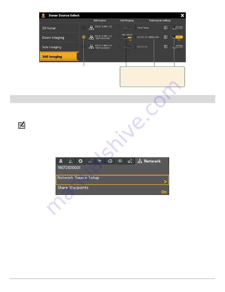 Humminbird MEGA 360 IMAGING Series Operation Manual Download Page 18