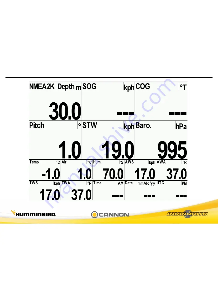 Humminbird NMEA 2000 module Installation And Operation Manual Download Page 16