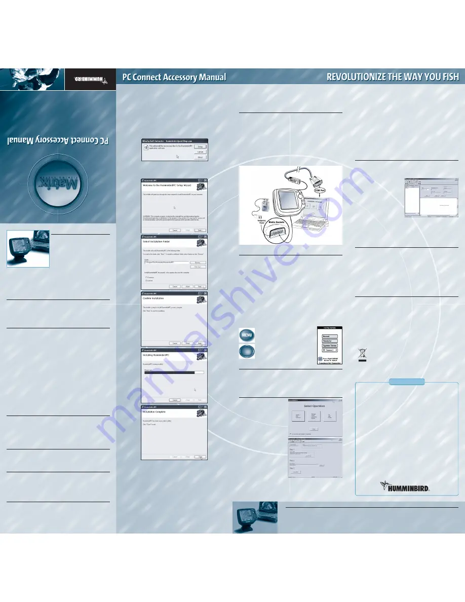 Humminbird PC Connect Скачать руководство пользователя страница 1