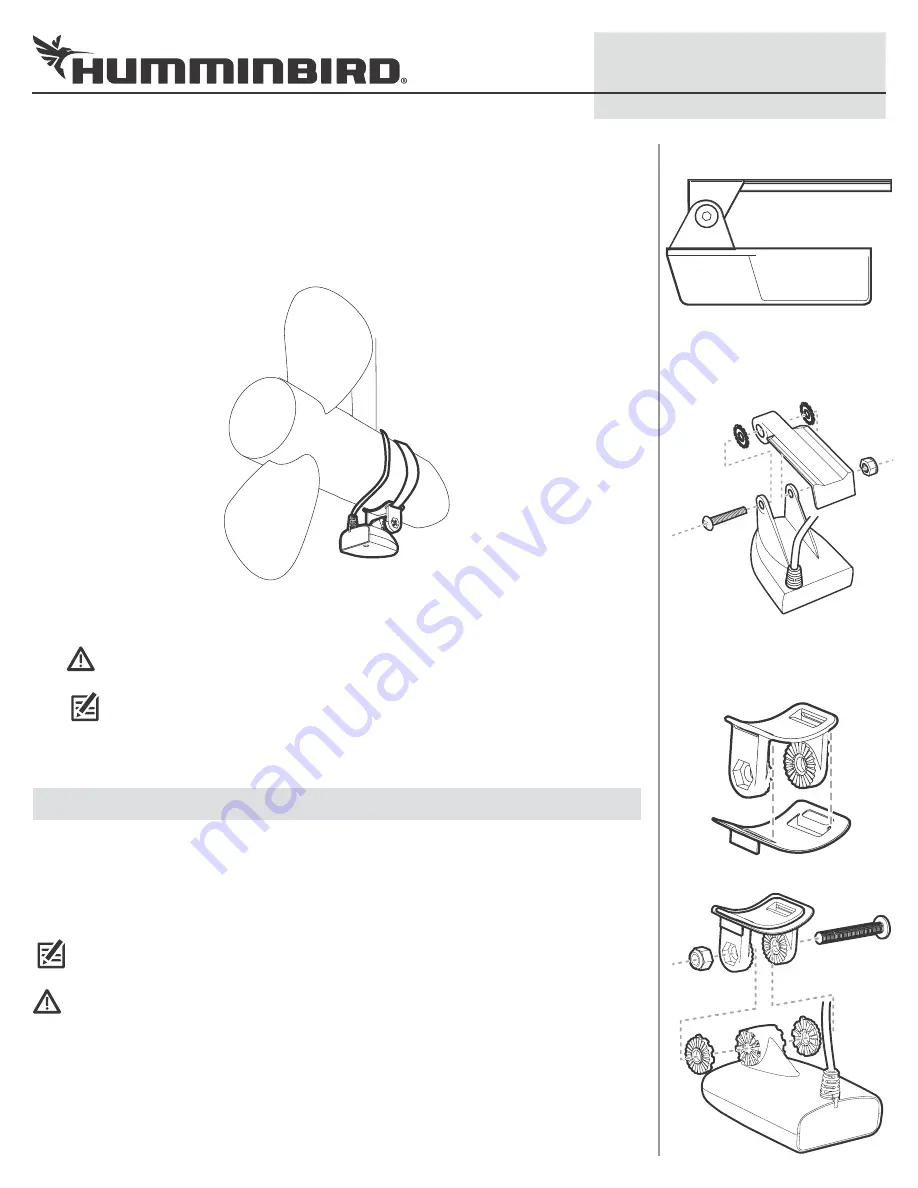 Humminbird Trolling Motor Transducer Installation Manual Download Page 6