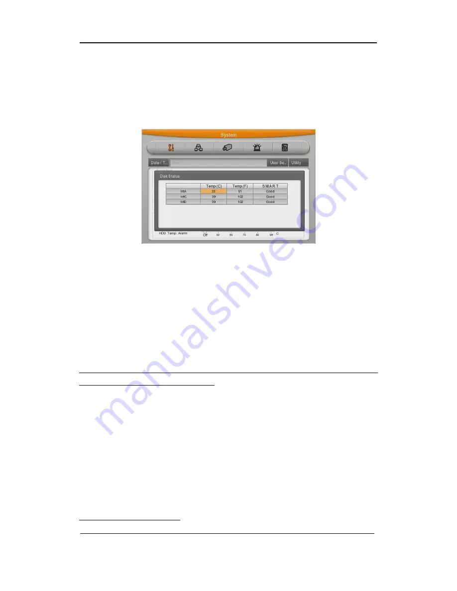 Hunt Electronic HVRM-HD400H Install & User'S Manual Download Page 79