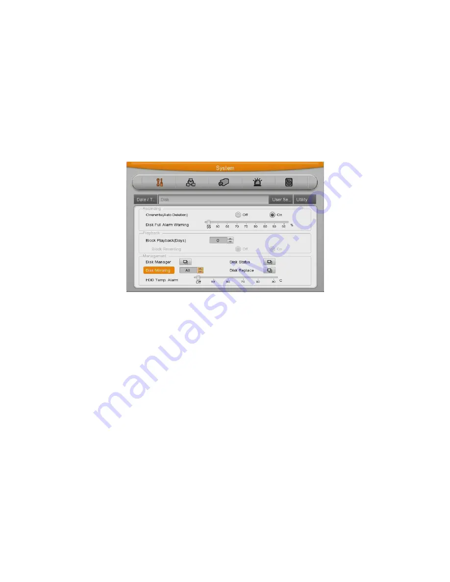 Hunt Electronic HVRM-T1600L Install & User'S Manual Download Page 75