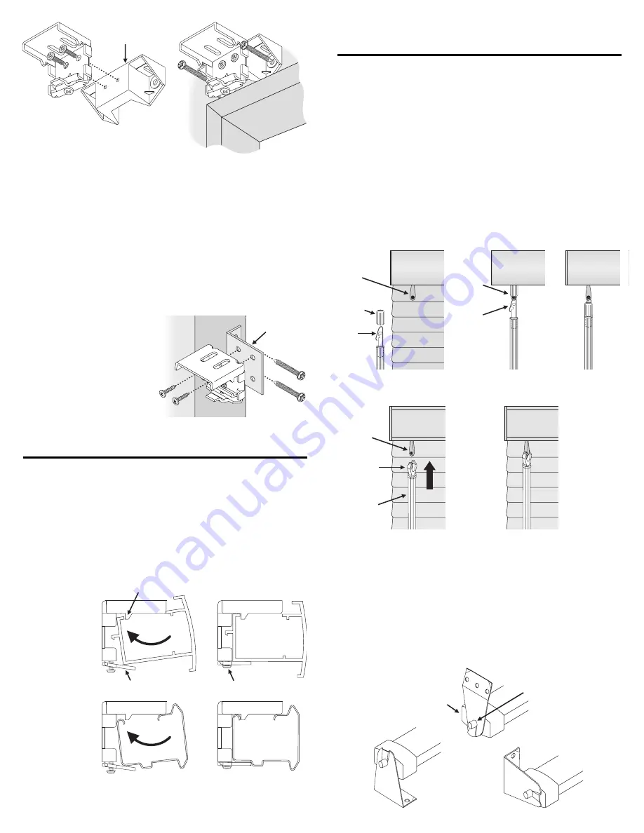 Hunter Douglas Horizontal Aluminum Blinds Installation And Care Instructions Download Page 3