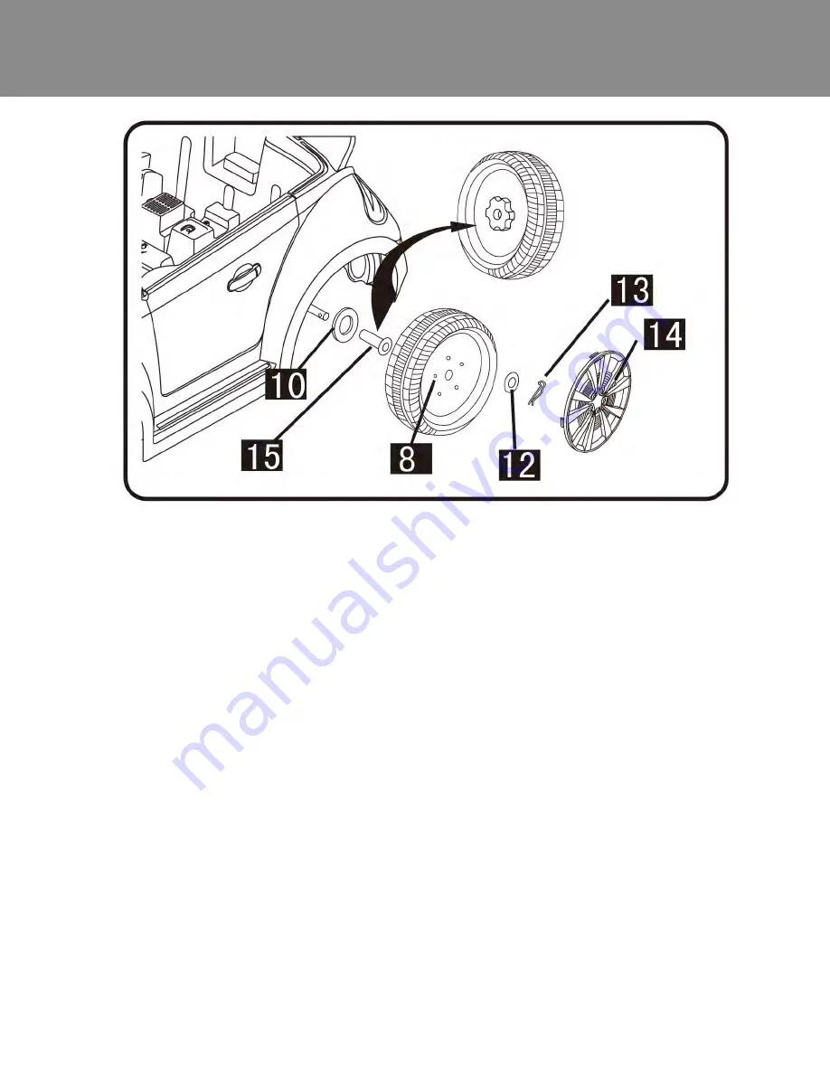 Hunter Products MOTORIZED Volkswagen Beetle W486AL Owner'S Manual And Assembly Instructions Download Page 11