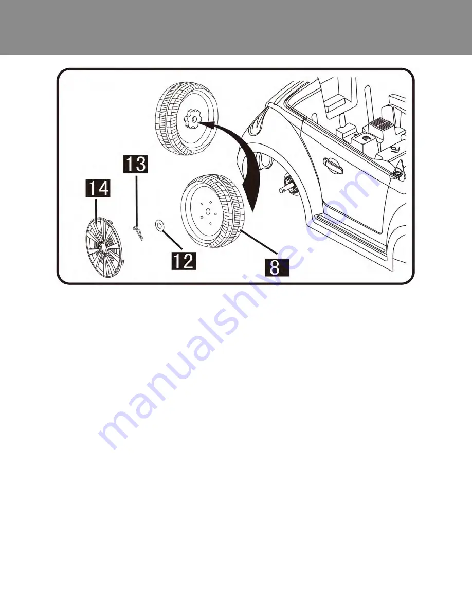 Hunter Products MOTORIZED Volkswagen Beetle W486AL Owner'S Manual And Assembly Instructions Download Page 12