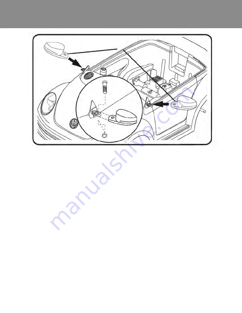 Hunter Products MOTORIZED Volkswagen Beetle W486AL Owner'S Manual And Assembly Instructions Download Page 15