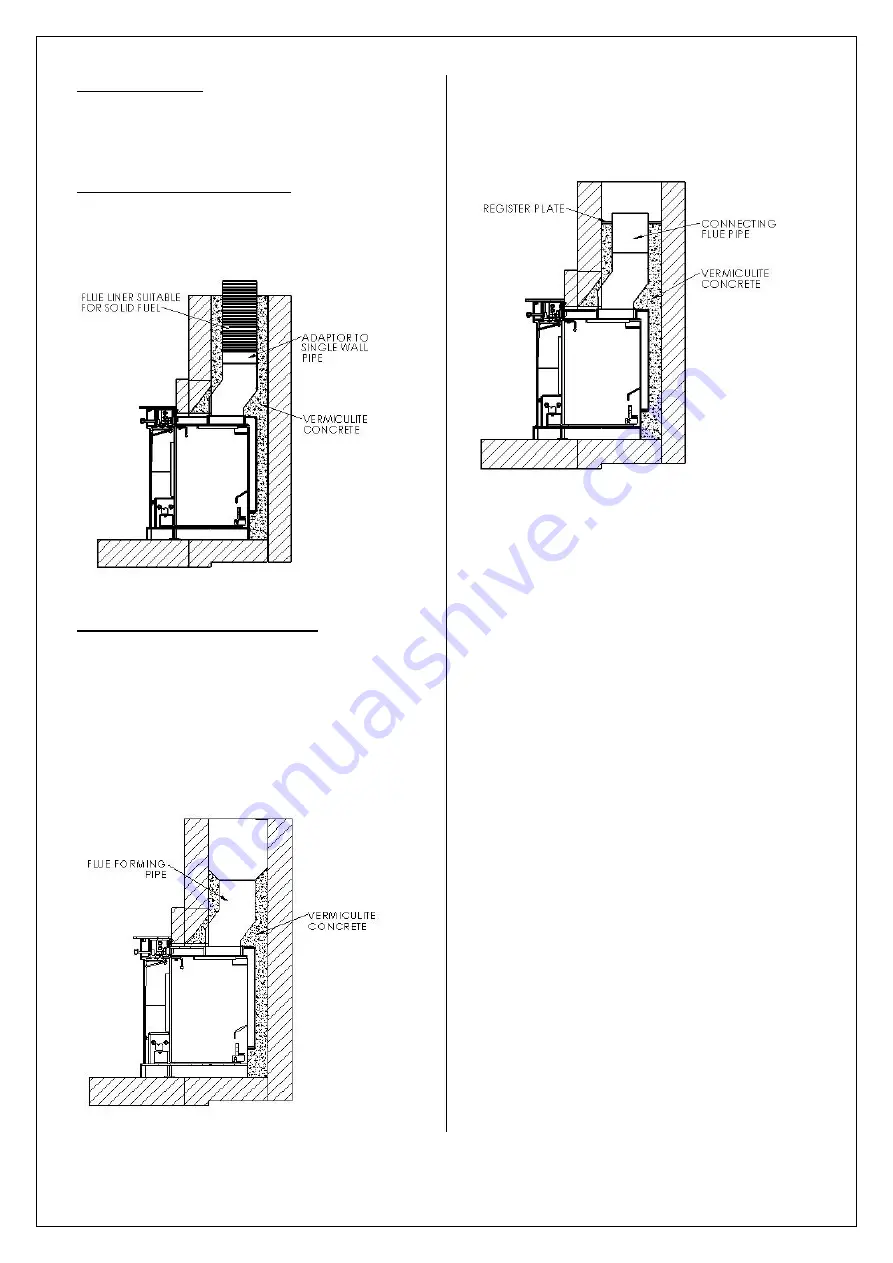 Hunter Stoves Telford Inset 20DB CVWSTI08DBFM Скачать руководство пользователя страница 12