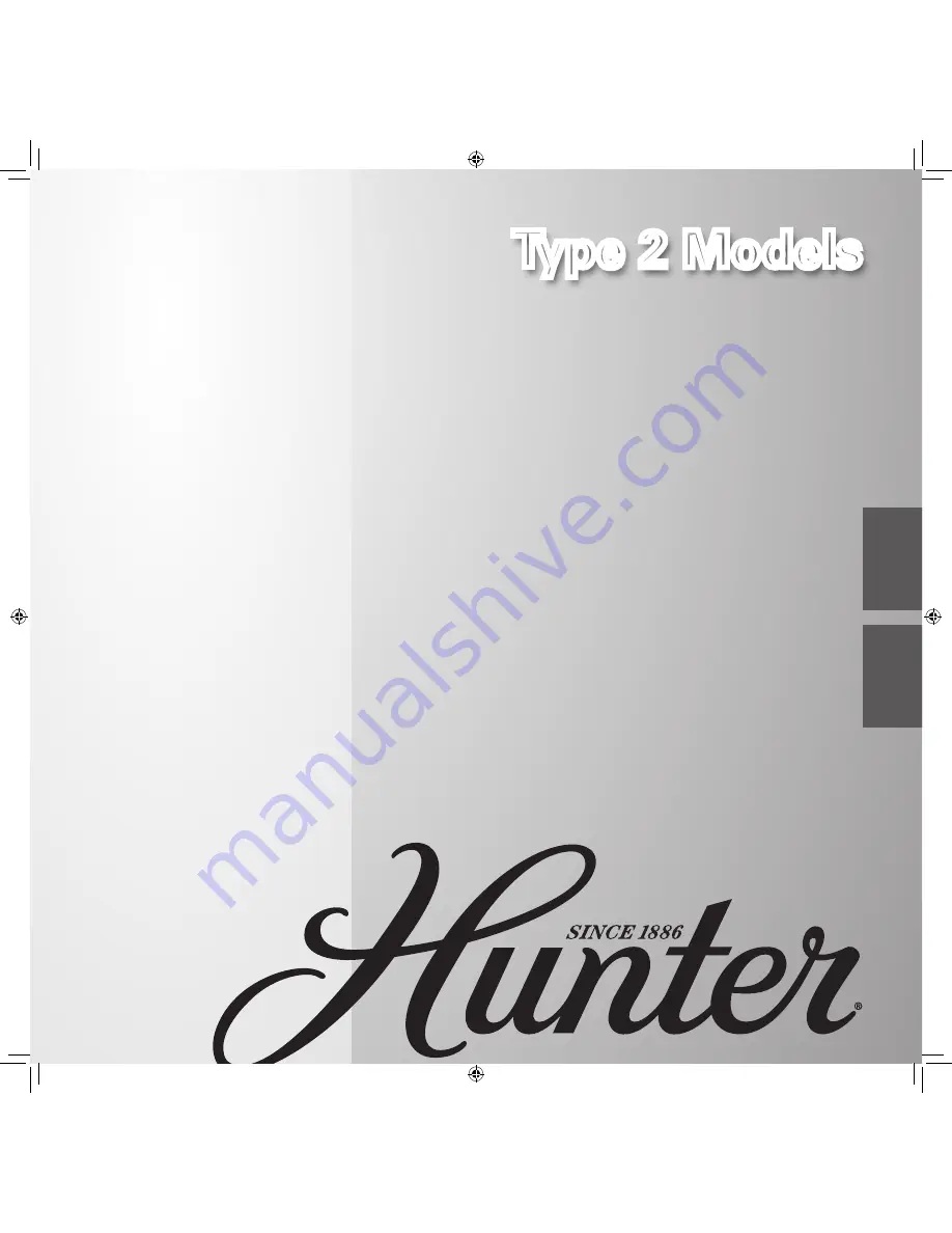 Hunter 28685 Owners And Installation Manual Download Page 1