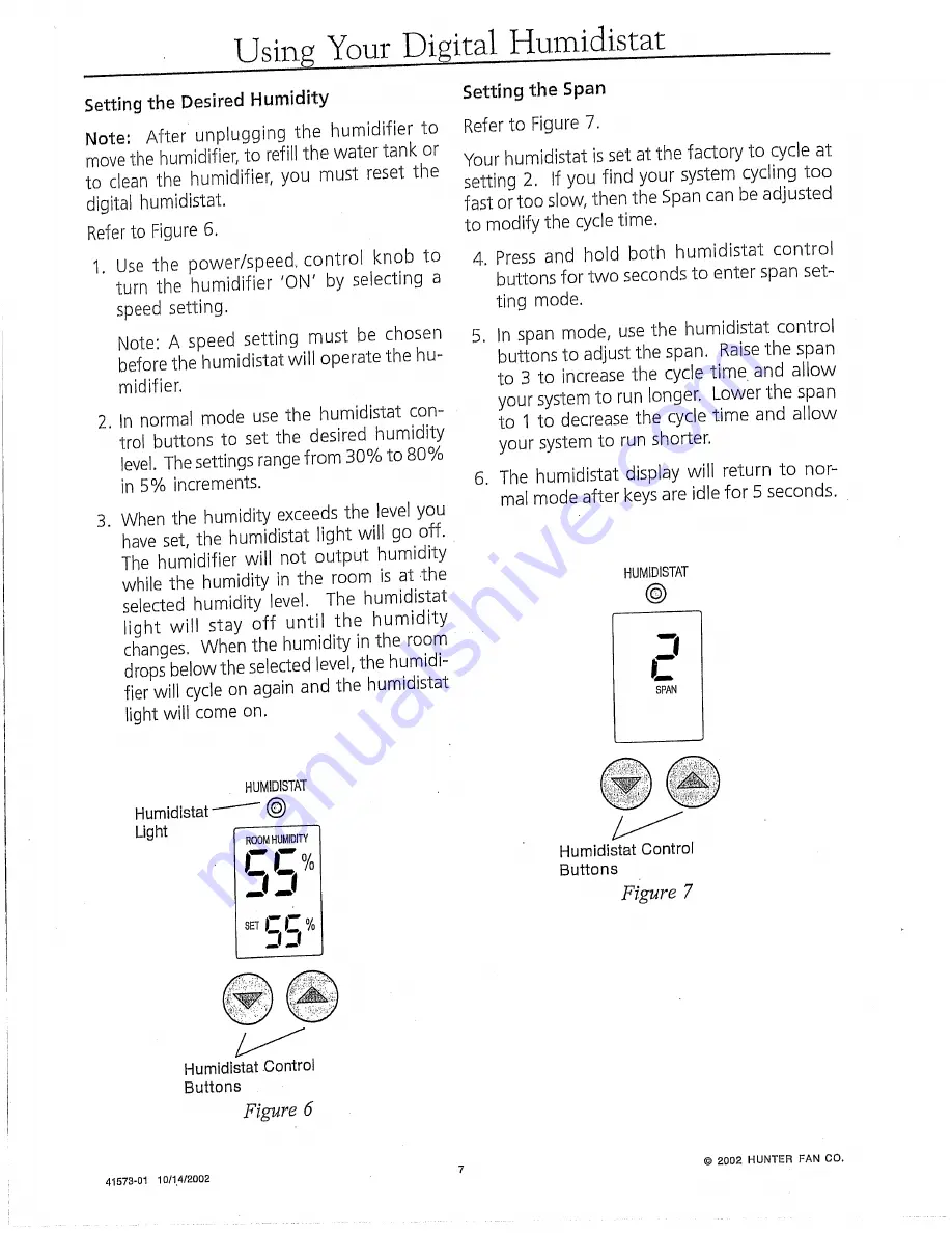 Hunter 32305 User Manual Download Page 7