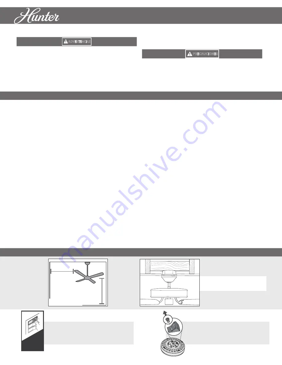 Hunter 52271 Quick Install Manual Download Page 3