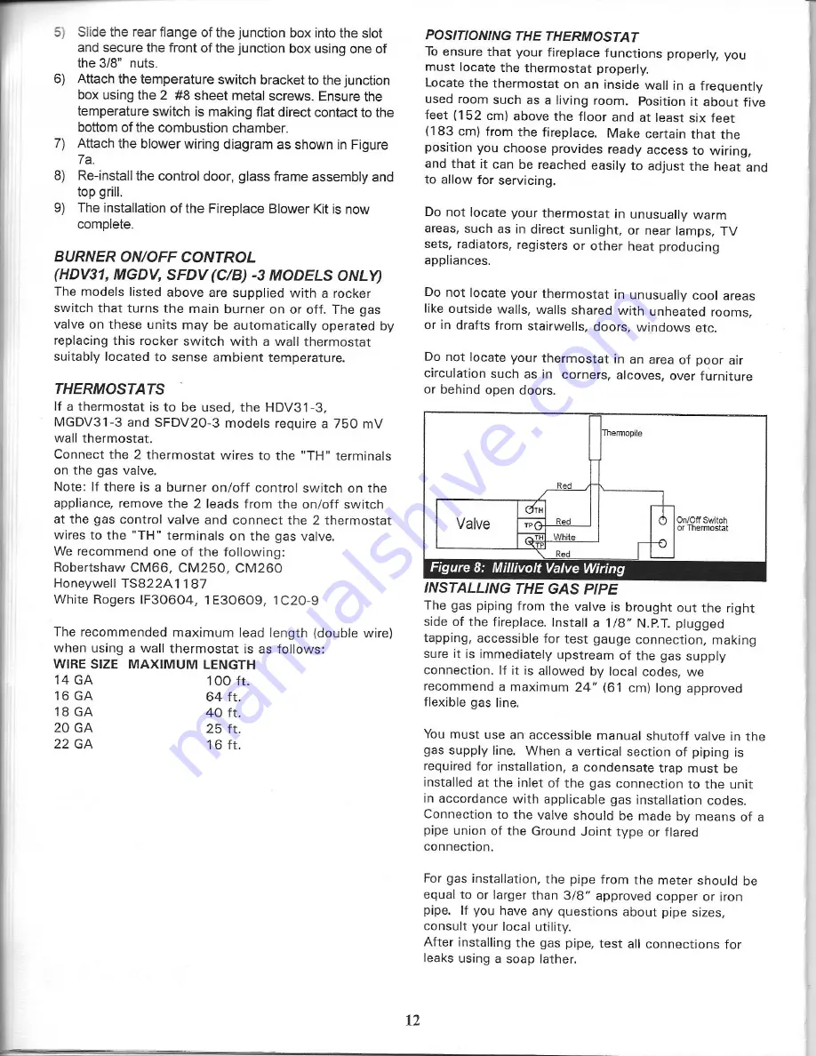 Hunter HDV31 Owner'S Operating Instructions And Installation Manual Download Page 14